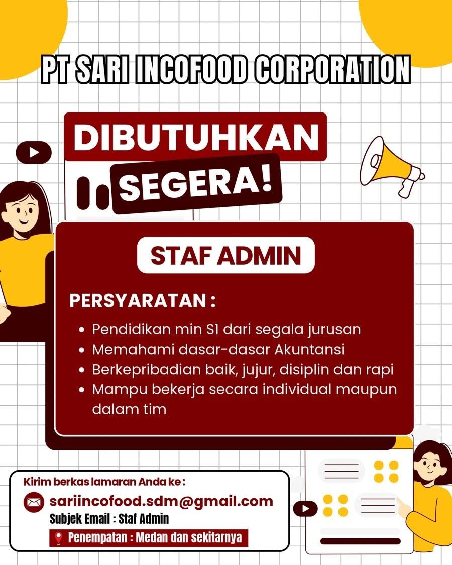 Staf Admin Indocafe 2026